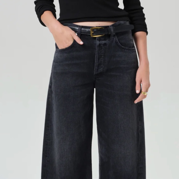 Citizens Of Humanity Denim - Citizens of Humanity Ayla Raw Hem Crop Jeans In Bronson Size 30